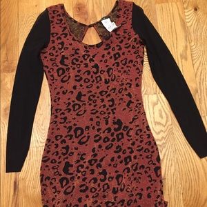 Kiki Riki rusty/burgundy dress